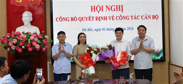 Hội nghị công bố Quyết định về công tác cán bộ