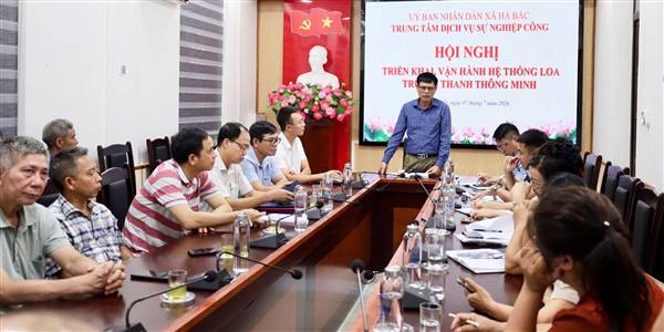 Hà Bắc triển khai, vận hành hệ thống loa truyền thanh thông minh