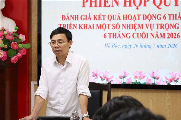 Ban đại diện Hội đồng quản trị Ngân hàng CSXH xã Hà Bắc tổ chức phiên họp quý II