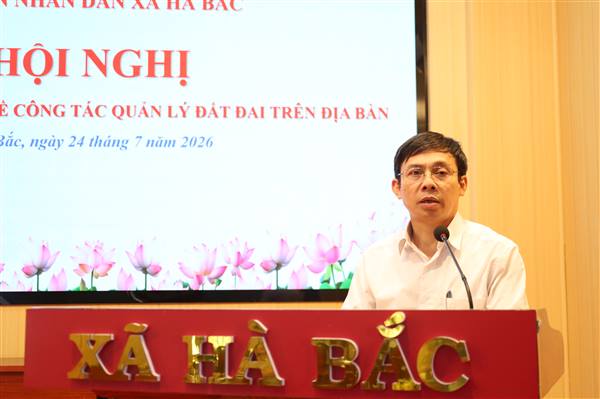 THÔNG BÁO Kết luận của đồng chí Nguyễn Anh Tuấn, Chủ tịch UBND xã tại Hội nghị đánh giá, kiểm điểm công tác quản lý nhà nước về đất đai trên địa bàn xã