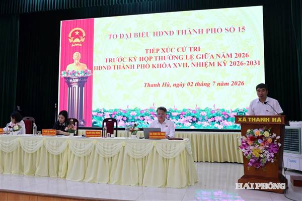 18 tổ đại biểu HĐND thành phố Hải Phòng đồng loạt tiếp xúc cử tri