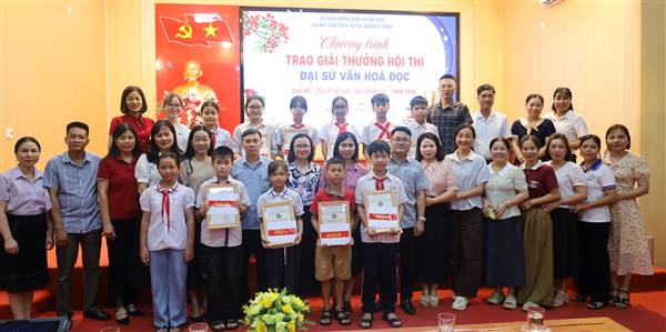 Xã Hà Bắc tổ chức trao giải Hội thi " Đại sứ văn hóa đọc lần thứ I năm 2026