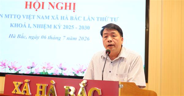 Ủy ban MTTQ Việt Nam xã Hà Bắc tổ chức Hội nghị lần thứ Tư, khóa I, nhiệm kỳ 2025 - 2030 