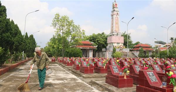 Gìn giữ sự tri ân nơi yên nghỉ các anh hùng liệt sĩ