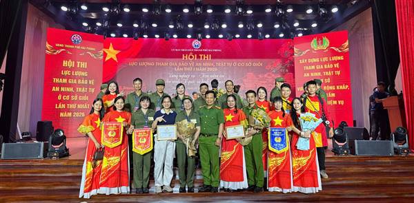 Xã Hà Bắc xuất sắc đạt C và giải đội thi có phần thi tài năng xuất sắc nhất tại Hội thi lực lượng tham gia bảo vệ ANTT ở cơ sở giỏi cấp thành phố năm 2026