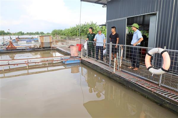 Xã Hà Bắc: Chủ động kiểm tra, sẵn sàng các phương án ứng phó với bão số 1