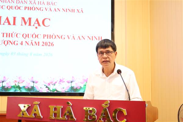 Khai mạc lớp Bồi dưỡng kiến thức quốc phòng, an ninh cho đối tượng 4 năm 2026