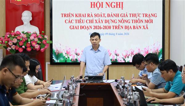 Xã Hà Bắc rà soát, đánh giá thực trạng các tiêu chí xây dựng nông thôn mới giai đoạn 2026-2030