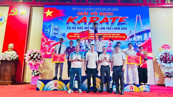 XÃ HÀ BẮC TỔ CHỨC THÀNH CÔNG GIẢI KARATE MỞ RỘNG LẦN THỨ I NĂM 2026