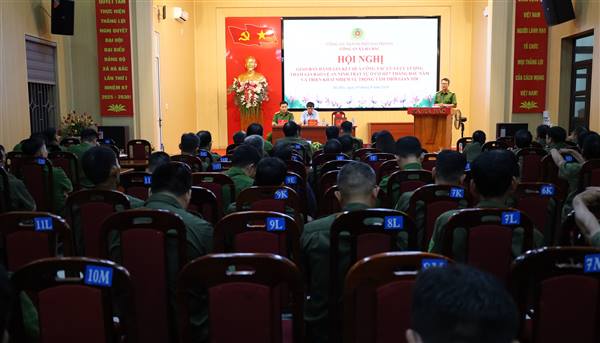 Công an xã Hà Bắc tổ chức Hội nghị giao ban với lực lượng tham gia bảo vệ an ninh trật tự cơ sở 7 tháng đầu năm và triển khai nhiệm vụ trọng tâm trong thời gian tới
