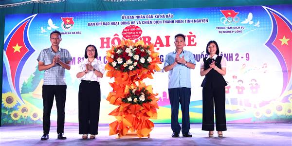 Sôi nổi Hội trại hè xã Hà Bắc năm 2026