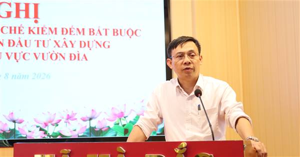 Hội nghị triển khai phương án cưỡng chế kiểm đếm bắt buộc để GPMB  thực hiện dự án đầu tư xây dựng điểm dân cư mới khu vực Vườn Đìa, thôn Bắc