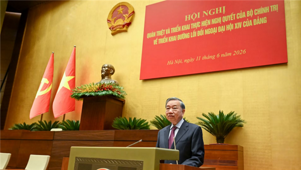 Nghị quyết số 06-NQ/TW, ngày 19/5/2026 của Bộ Chính trị về triển khai đường lối đối ngoại Đại hội XIV của Đảng