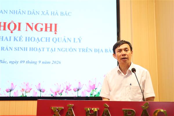 Xã Hà Bắc: Triển khai Kế hoạch quản lý, phân loại chất thải rắn sinh hoạt tại nguồn trên địa bàn
