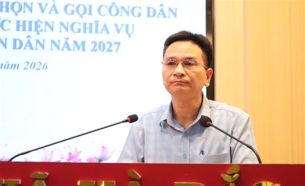 Xã Hà Bắc tổ chức hội nghị triển khai công tác tuyển chọn và gọi công dân nhập ngũ, công dân thực hiện nghĩa vụ tham gia Công an nhân dân năm 2027