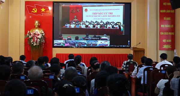 Xã Hà Bắc tham dự Hội nghị tiếp xúc cử tri trước Kỳ họp thứ 2, Quốc hội khóa XVI.