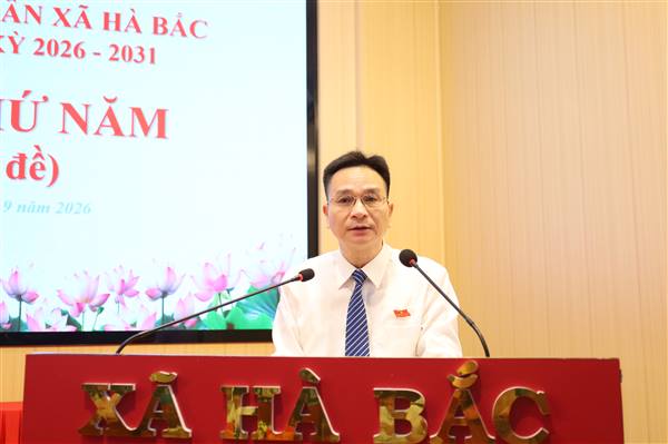 HĐND xã Hà Bắc khóa II tổ chức kỳ họp thứ 5 kỳ họp chuyên đề