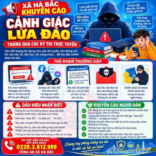 CẢNH BÁO KHẨN: CHIÊU TRÒ LỪA ĐẢO TINH VI QUANH CÁC KỲ THI TRỰC TUYẾN