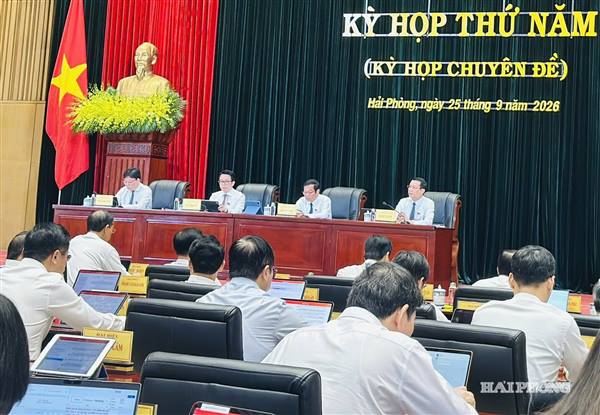 HĐND thành phố Hải Phòng khai mạc Kỳ họp thứ 5