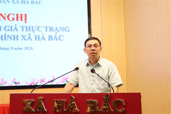 THÔNG BÁO Kết luận của Chủ tịch UBND xã tại Hội nghị thảo luận, đánh giá thực trạng đơn vị hành chính xã Hà Bắc
