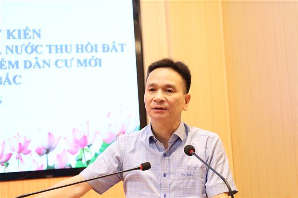 XÃ HÀ BẮC: TỔ CHỨC HỘI NGHỊ ĐỐI THOẠI, GIẢI TRÌNH VỀ PHƯƠNG ÁN BỒI THƯỜNG DỰ ÁN ĐIỂM DÂN CƯ MỚI VƯỜN ĐÌA