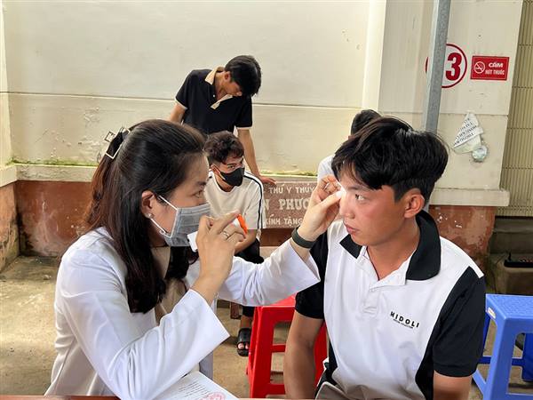 Tổ chức khám sơ tuyển sức khỏe nghĩa vụ quân sự năm 2026 tại xã Hà Đông