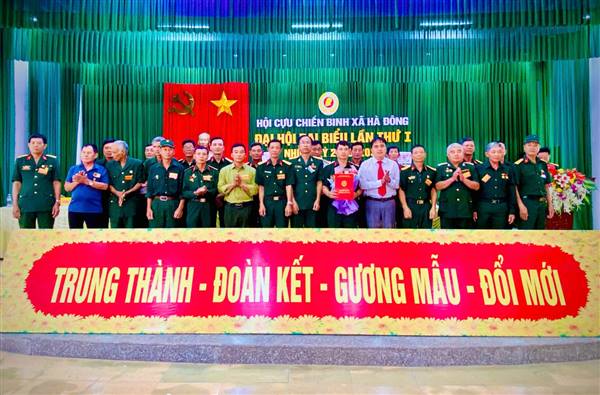 Hội Cựu chiến binh xã Hà Đông: Phát huy phẩm chất “Bộ đội Cụ Hồ”, đoàn kết, đổi mới, hoàn thành xuất sắc nhiệm vụ nhiệm kỳ mới.