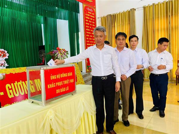 Hà Đông phát động ủng hộ Nhân dân các tỉnh bị thiệt hại do mưa lũ