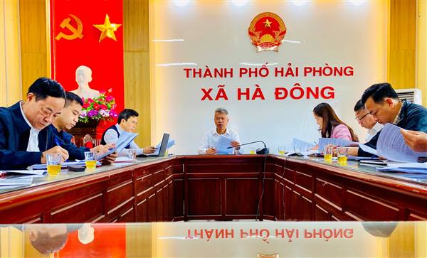 Hội nghị liên tịch thống nhất nội dung chương trình kỳ họp thứ 6 HĐND xã