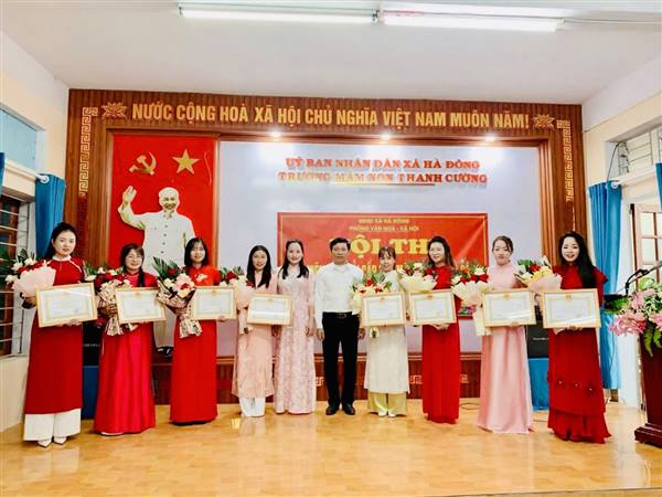 Xã Hà Đông tổng kết Hội thi giáo viên dạy giỏi giáo dục Mầm non,
năm học 2025 – 2026
