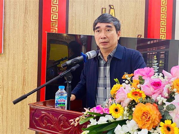 Đồng chí Bùi Văn Thăng dự sinh hoạt chi bộ Trường THCS Thanh Quang