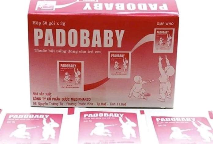Khẩn trương thu hồi toàn bộ thuốc bột uống Padobaby