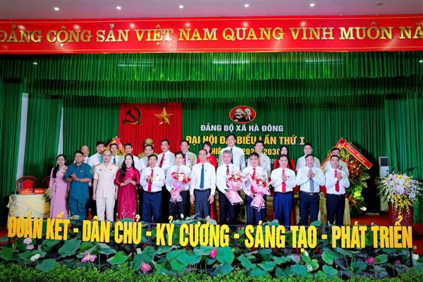 Xã Hà Đông tổ chức Đại hội đại biểu Đảng bộ lần thứ I, nhiệm kỳ 2025 - 2030