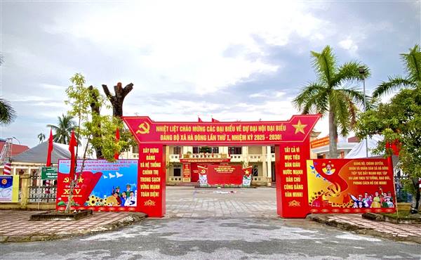 Xã Hà Đông hoàn tất công tác chuẩn bị Đại hội đại biểu Đảng bộ lần thứ I