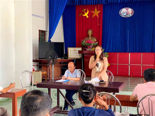Xã Hà Đông triển khai, phổ biến chủ trương, chế độ chính sách đến người dân có đất thu hồi để thực hiện dự án: Tái định cư phục vụ GPMB xây dựng tuyến đường sắt Lào cai – Hà Nội – Hải Phòng