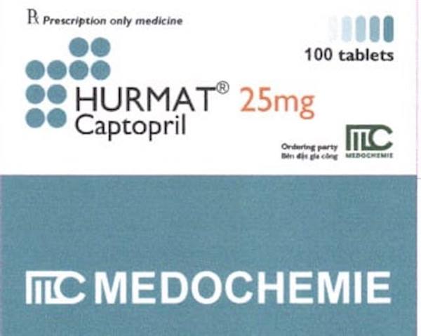 Thu hồi  lô sản phẩm Viên nén Hurmat 25mg do vi phạm mức độ 3