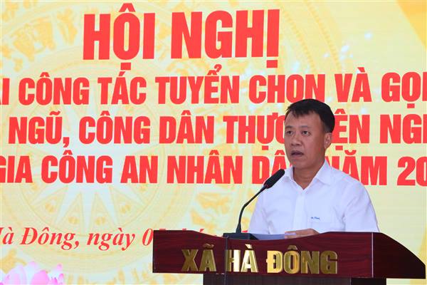 Hà Đông triển khai công tác tuyển chọn và gọi công dân nhập ngũ năm 2027