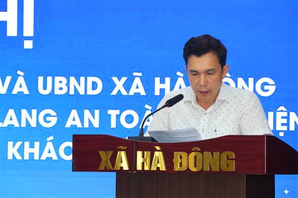 Xã Hà Đông và Điện lực Thanh Hà tăng cường phối hợp bảo đảm an toàn lưới điện