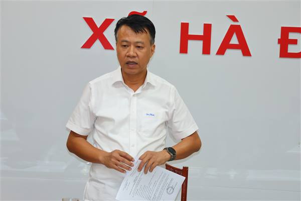 Thường trực Đảng ủy xã Hà Đông định hướng nhiệm vụ trọng tâm công tác Mặt trận trong thời gian tới