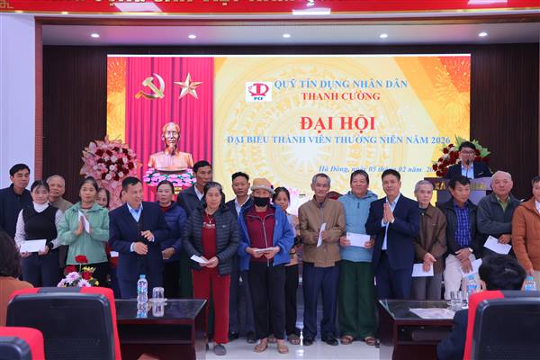 Quỹ tín dụng nhân dân Thanh Cường tổ chức Đại hội đại biểu thành viên thường niên năm 2026