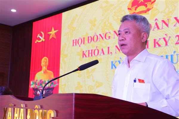 HĐND xã Hà Đông tổ chức kỳ họp chuyên đề phê chuẩn quyết toán ngân sách năm 2025