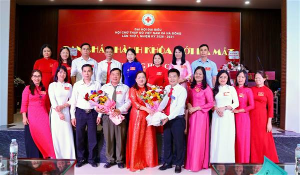 Hội Chữ thập đỏ xã Hà Đông Đại hội lần thứ 1, nhiệm kỳ 2026 - 2031