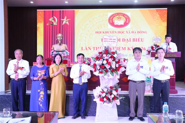 Hội Khuyến học xã Hà Đông tổ chức Đại hội Đại biểu lần thứ I, nhiệm kỷ 2026 - 2031