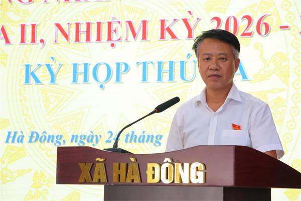 Hội đồng nhân dân xã Hà Đông thông qua Nghị quyết sắp xếp, tổ chức lại các thôn trên địa bàn