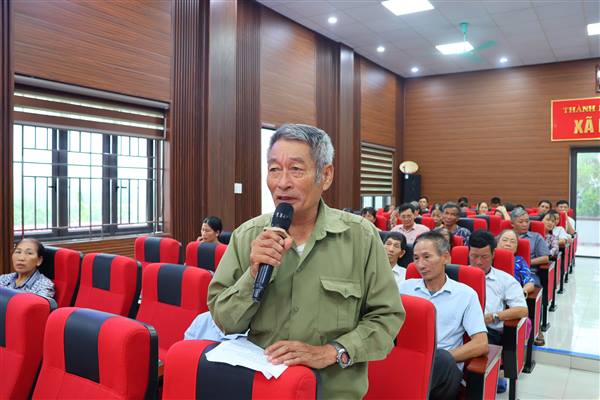 Xã Hà Đông tổ chức hội nghị lắng nghe dân nói 