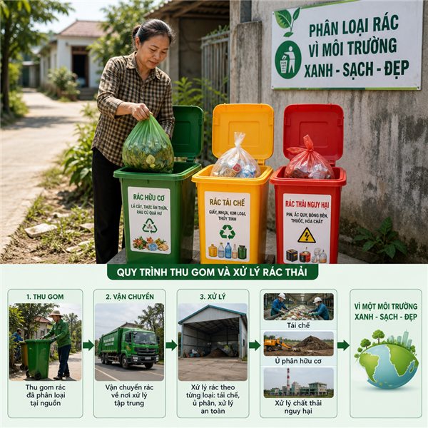 Xã Hà Đông tăng cường xử lý vi phạm về lĩnh vực môi trường