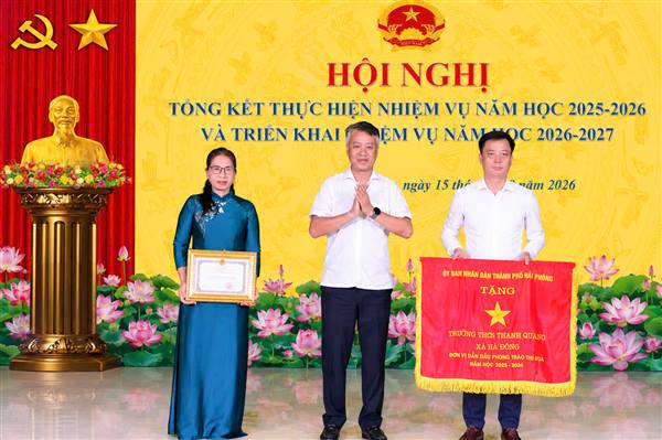 Xã Hà Đông tổng kết năm học 2025–2026, triển khai nhiệm vụ năm học 2026–2027