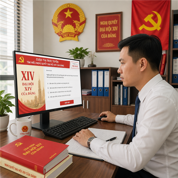 Hải Phòng phát động Cuộc thi trực tuyến tìm hiểu Nghị quyết Đại hội XIV của Đảng