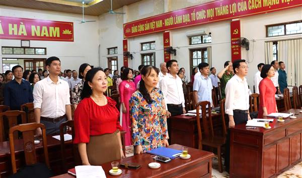 Xã Hà Nam tổ chức thành công kỳ họp thứ 3, kỳ họp chuyên đề HĐND xã khóa I, nhiệm kỳ 2021-2026