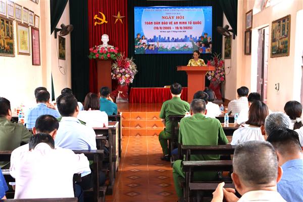 Xã Hà Nam tổ chức Ngày hội toàn dân bảo vệ an ninh Tổ quốc